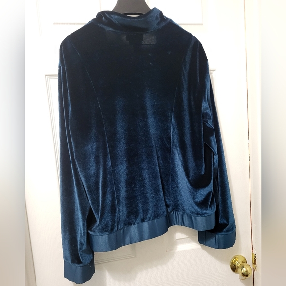 Velour zip up jacket - Picture 2 of 3